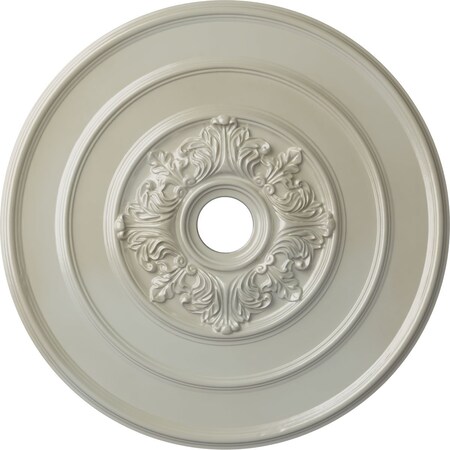 Ekena Millwork Traditional with Acanthus Leaves Ceiling Medallion, 26"OD x 3 1/8"ID x 1 1/2"P, Flash Blue CM26TAFBS